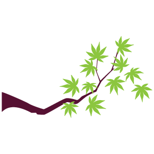 カエデの枝の無料イラスト12 花 植物イラスト Flode Illustration フロデイラスト
