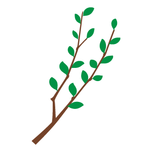 木の枝6 花 植物イラスト Flode Illustration フロデイラスト