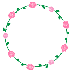 薔薇の飾り枠1