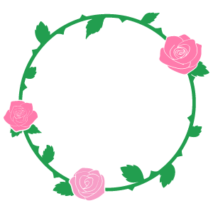 薔薇の飾り枠2