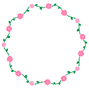 薔薇の飾り枠3