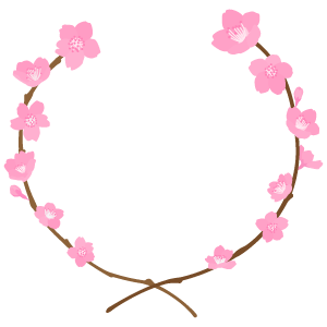 桜の飾り枠8