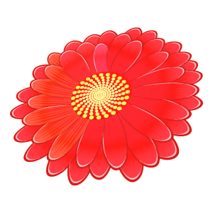 ガーベラの花4 花 植物イラスト Flode Illustration フロデイラスト