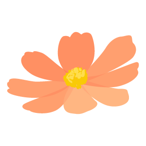 コスモスの花イラスト5 花 植物イラスト Flode Illustration フロデイラスト
