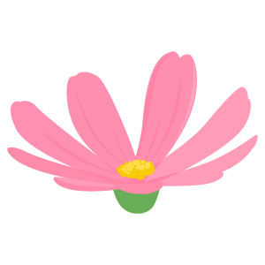 コスモスの花イラスト8 花 植物イラスト Flode Illustration フロデイラスト