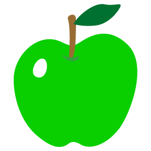 リンゴの無料イラスト2