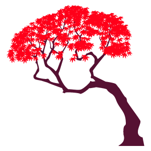 楓の木1 花 植物イラスト Flode Illustration フロデイラスト