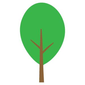 シンプルな木のセット2